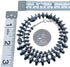 Genuine Sterling Silver Hematite Bead Necklace DX117693